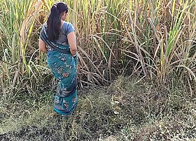 When Komal was urinating in the fields of unknown people, he brought down her into the domicile and fucked her.