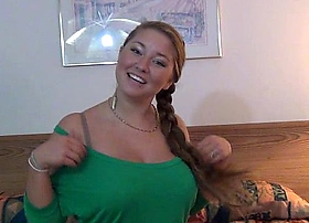Sexy wisconsin stripper doing hotel porn interview casting first time amateur
