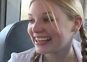 Blameless looking babe gets her tight chocolate hole fucked abyss