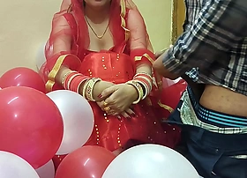 First Night of a Newly Married Desi Beautiful Hot Wed Fucked by Husband prevalent Hindi