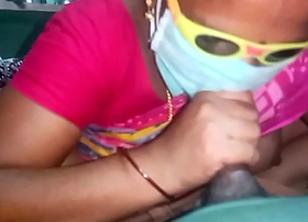 Tamil aunty wonderfully blowjob with house wonder coock