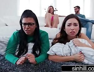 3 hot babyhood share one fortuitous cock - melissa moore, abella danger, gina valentina