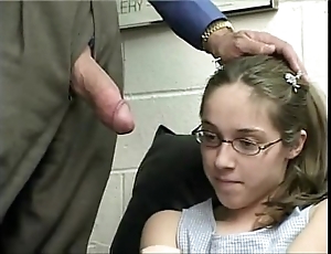Uncomplicated legal age teenager girl screwed off out of one's mind psychiatrist